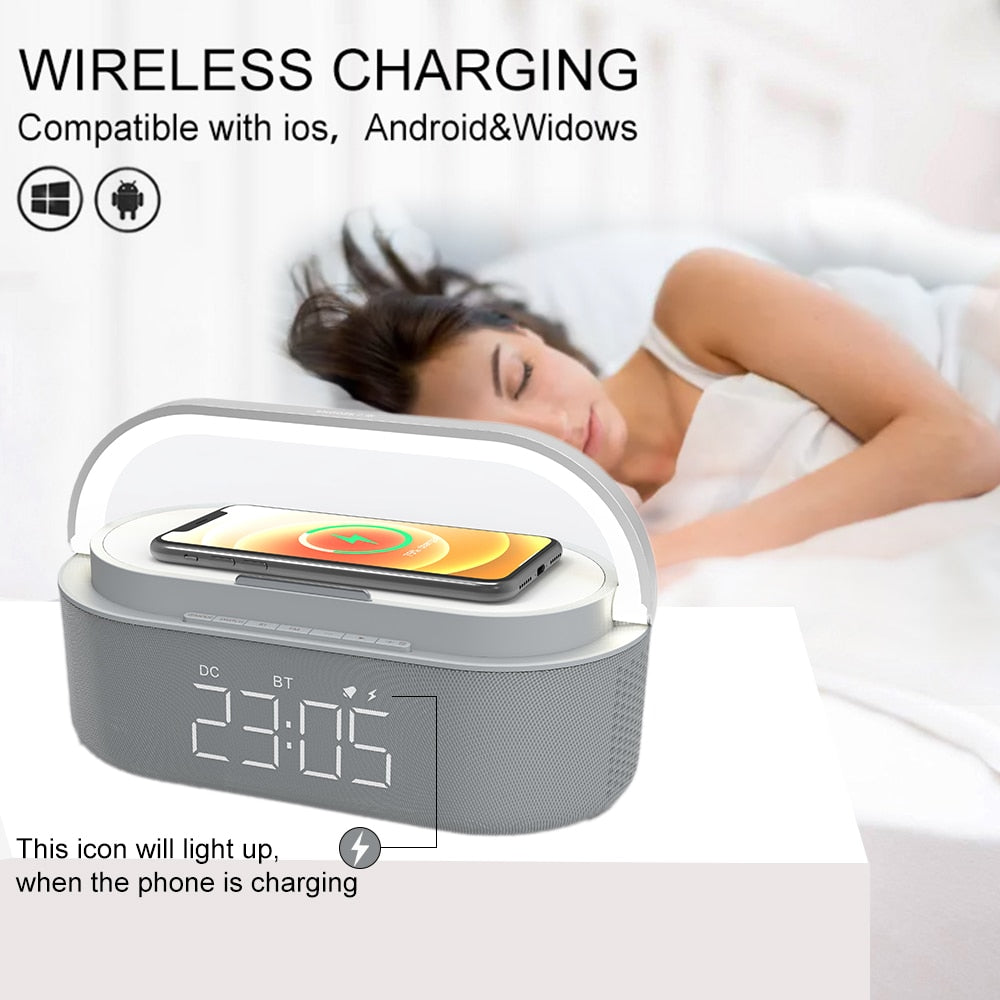 Wireless Charging Pad Alarm Clock